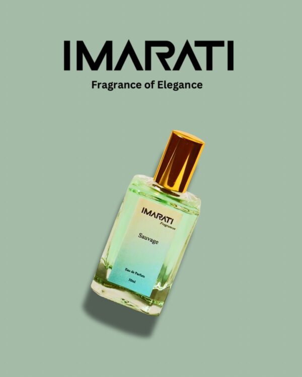 Imarati Sauvage Eau de Parfum for Men | A Striking Blend of Spicy, Powdery & Citrus Notes | 50ml - Image 2