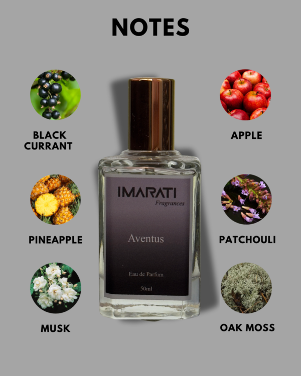 Imarati Aventus Eau de Parfum - Unisex | A Vibrant Blend of Fruity, Fresh & Tropical Notes | 50ml - Image 3