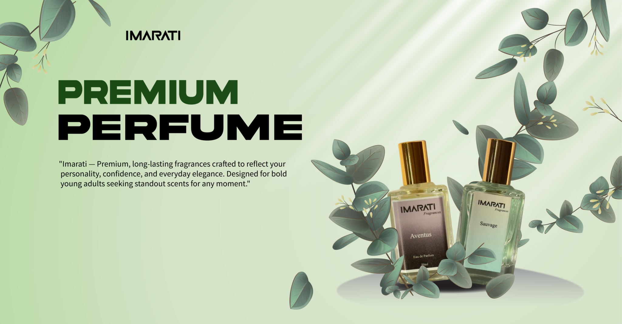 Perfume Website Banner